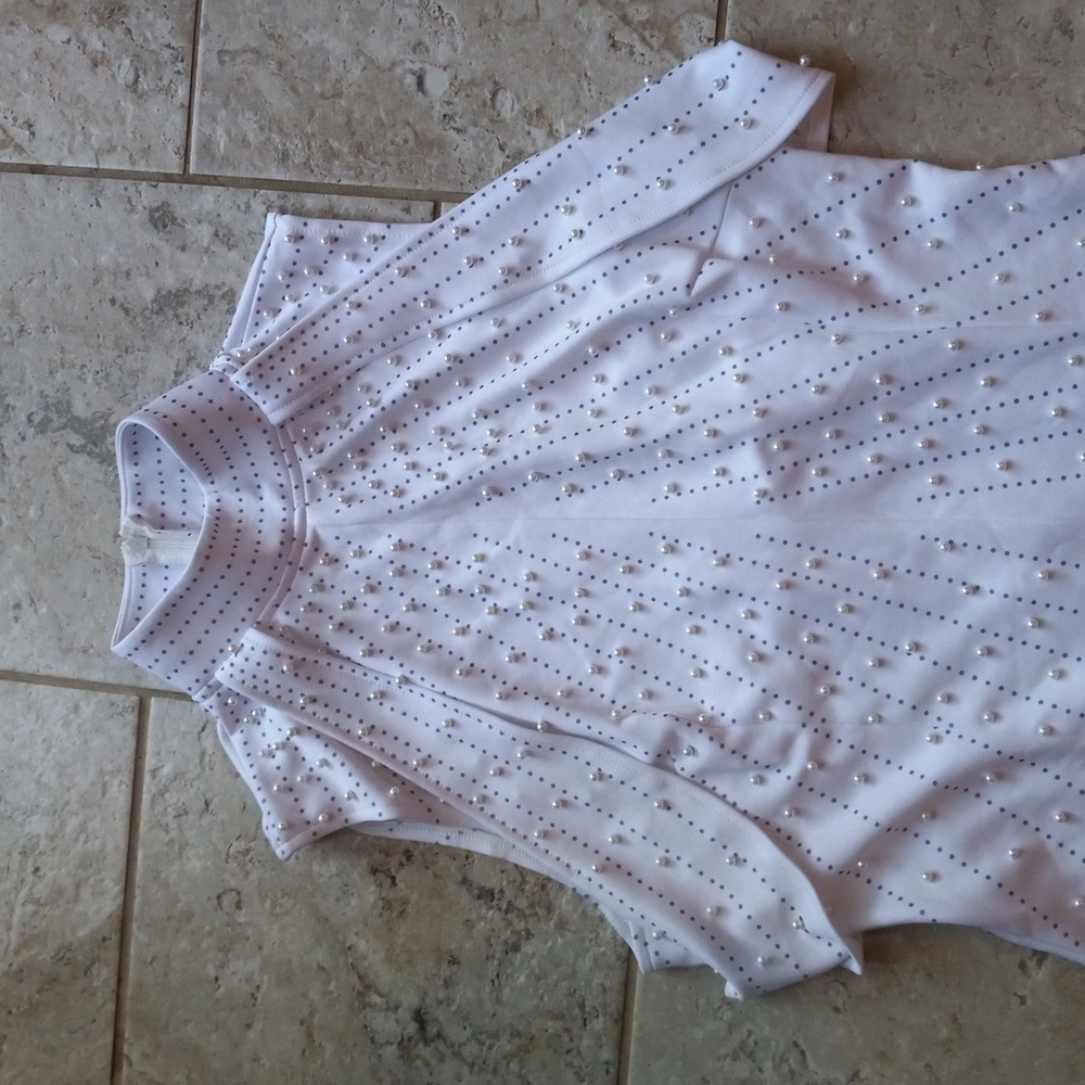 White Pearl Mid Dress - Picture 2 of 6